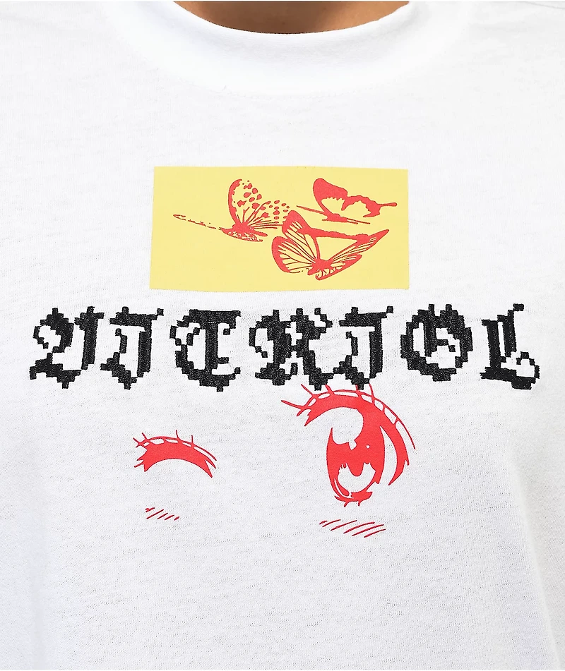 Vitriol Vicky White Long Sleeve T-Shirt