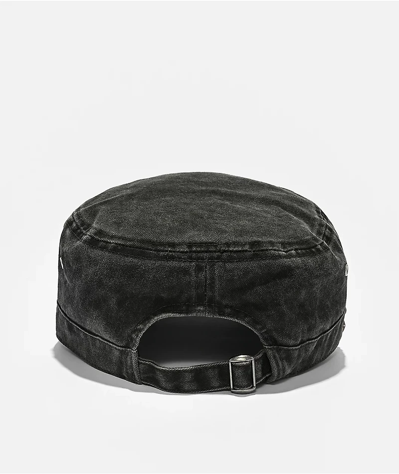 Vitriol Viggo Distressed Black Military Hat
