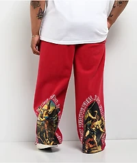 Vitriol Void Arches Red Sweatpants
