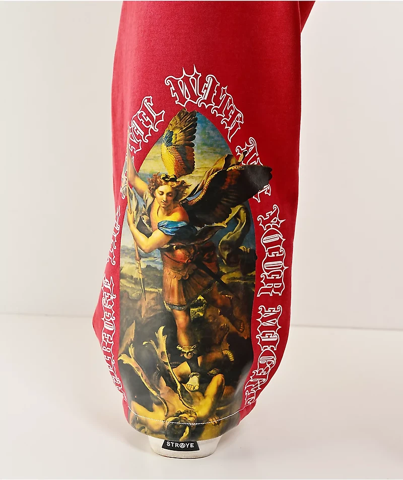 Vitriol Void Arches Red Sweatpants