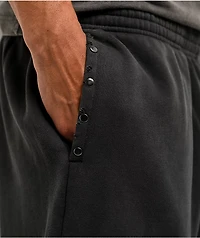 Vitriol Void Stud Black Wash Baggy Sweatpants