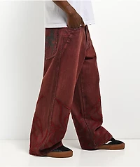 Vitriol Void Tetanus Wash Ultra Wide Canvas Pants