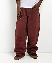 Vitriol Void Tetanus Wash Ultra Wide Canvas Pants