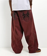 Vitriol Void Tetanus Wash Ultra Wide Canvas Pants