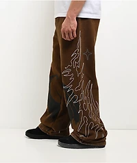 Vitriol Void Thunder Brown Wash Sweatpants