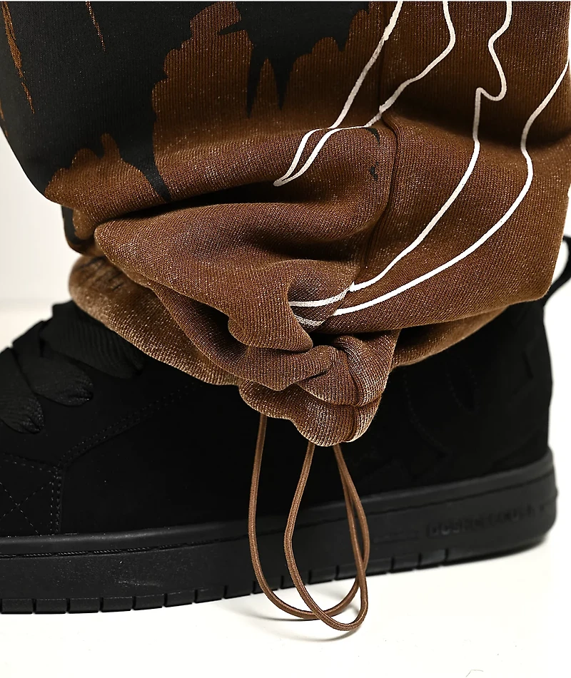 Vitriol Void Thunder Brown Wash Sweatpants