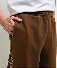 Vitriol Void Thunder Brown Wash Sweatpants