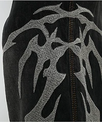 Vitriol Void Vein Black Wash Ultra Wide Jeans