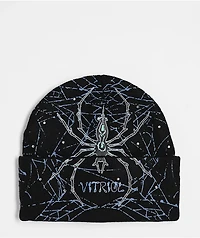 Vitriol Web Of Lies Black Beanie