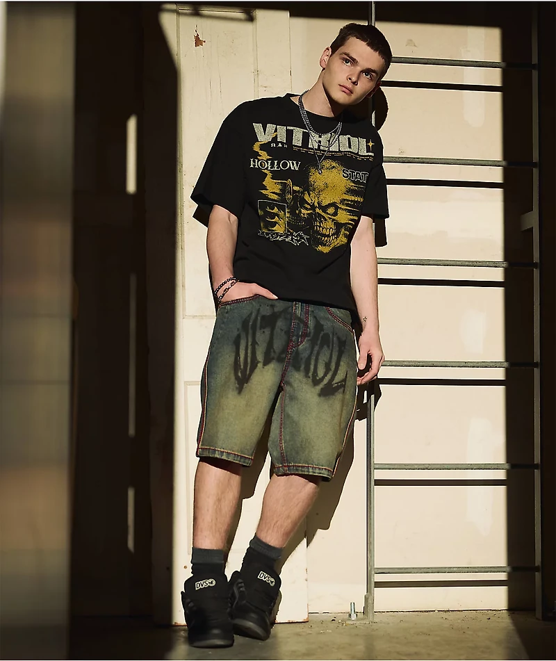 Vitriol Xeroxed Collage Black T-Shirt