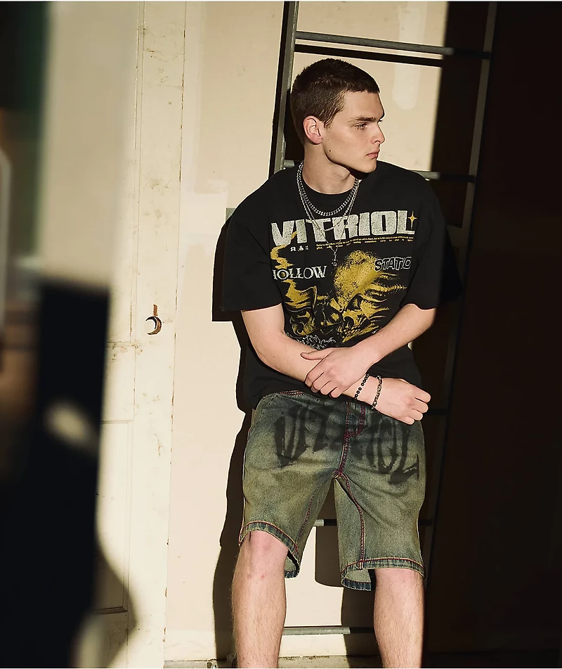 Vitriol Xeroxed Collage Black T-Shirt