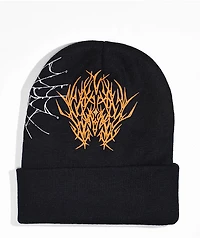 Vitrol Hydra Black Skull Cap Beanie
