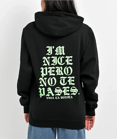 Viva La Bonita No Te Pases Black Hoodie