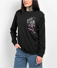 Viva La Bonita Rosa Black Long Sleeve T-Shirt