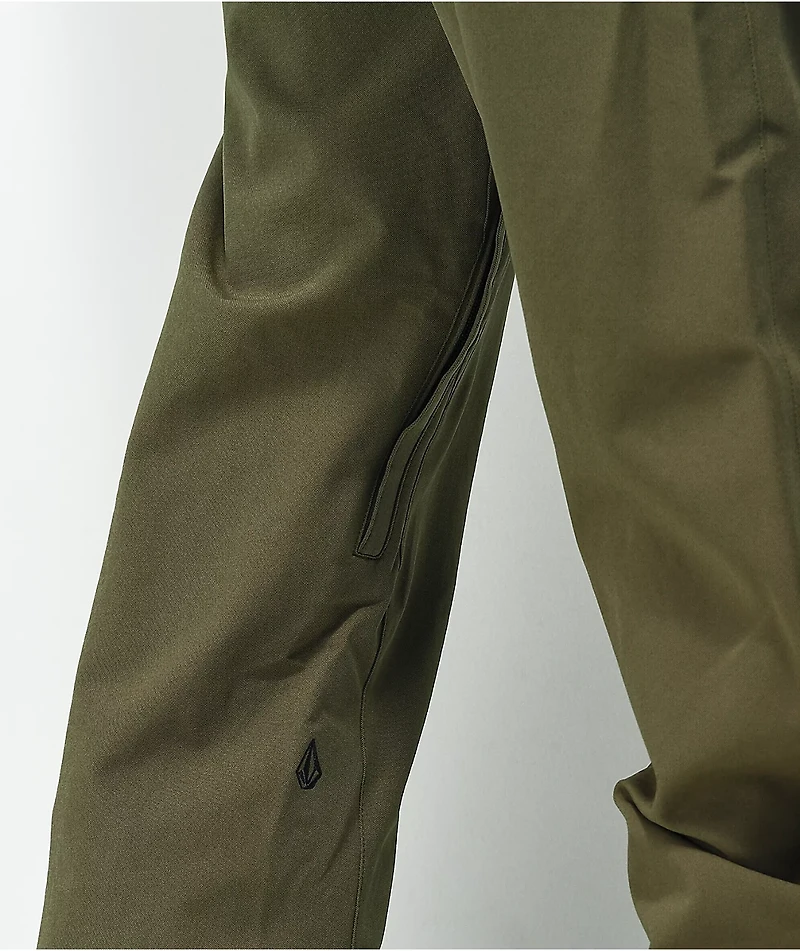 Volcom 15K Freakin Dark Teak Chino Snowboard Pants