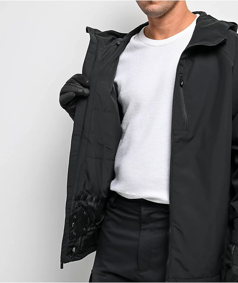 Volcom 2836 Black 20K Insulated Snowboard Jacket