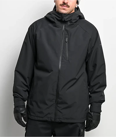 Volcom 2836 Black 20K Insulated Snowboard Jacket