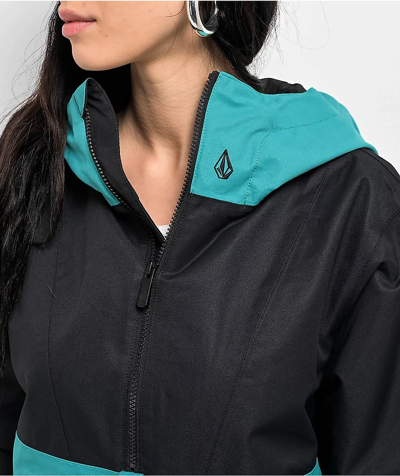 Volcom Ashfield Black & Blue 10K Anorak Snowboard Jacket