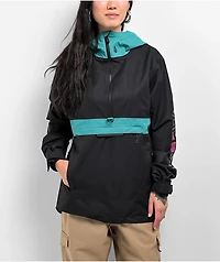 Volcom Ashfield Black & Blue 10K Anorak Snowboard Jacket