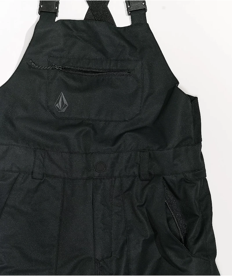 Volcom Barkley Black 10K Snowboard Bib Pants