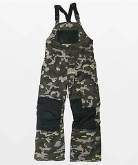 Volcom Barkley Camo 10K Bib Snowboard Pants Kids