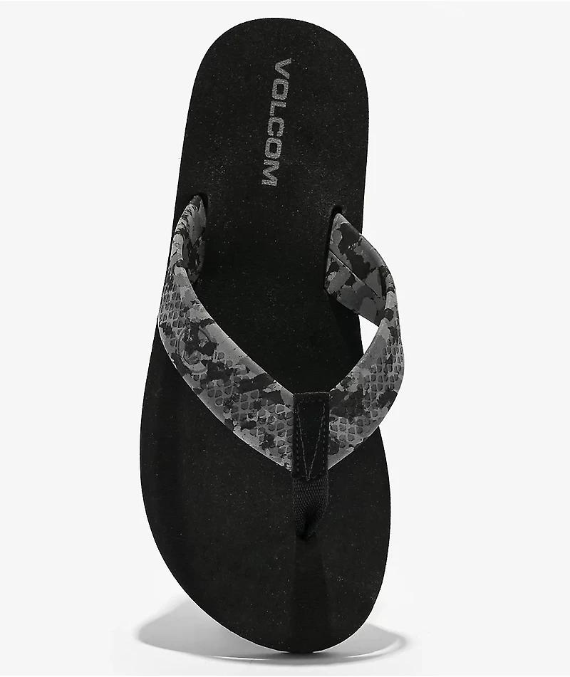 Volcom Daycation II Hawaii Black Camo Sandals