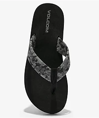 Volcom Daycation II Hawaii Black Camo Sandals