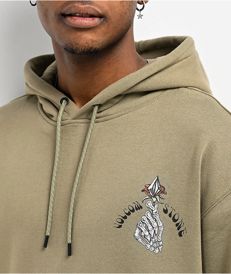 Volcom Earth Tripper Thyme Green Hoodie