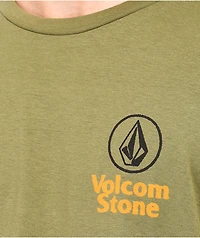 Volcom Ez-Duz-It Mil Green T-Shirt