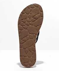 Volcom Forever & Ever Black Tan Sandals