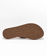 Volcom Forever & Ever Black Tan Sandals
