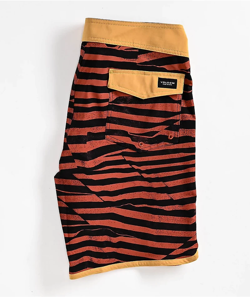 Volcom Funday Scallop Mod-Tech Orange Board Shorts