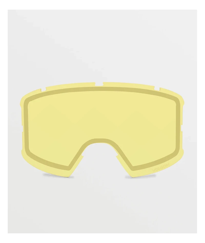 Volcom Garden Matte Black & Red Chrome Snowboard Goggles