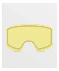 Volcom Garden Matte Black & Red Chrome Snowboard Goggles