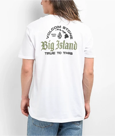 Volcom Hi Big Island White T-Shirt