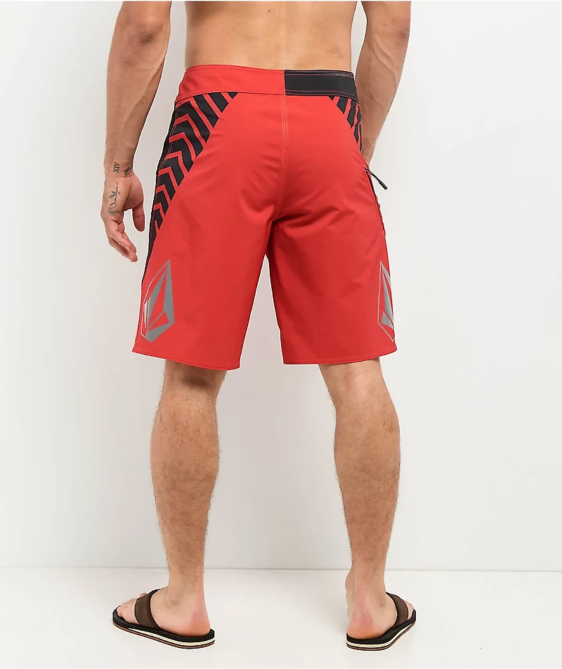 Volcom J Robinson Mod Chili Red Board Shorts