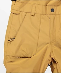 Volcom Kids Barkley Tan 10K Snowboard Bib Pants