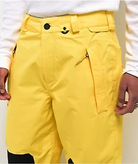 Volcom Longo Gore-Tex Black & Yellow 15K Snowboard Pants