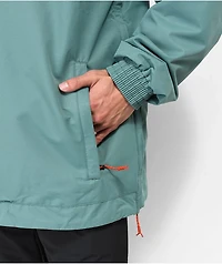 Volcom Longo Green & White 10K Anorak Snowboard Jacket