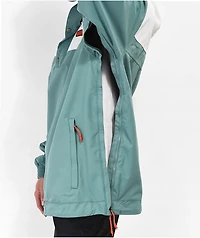 Volcom Longo Green & White 10K Anorak Snowboard Jacket