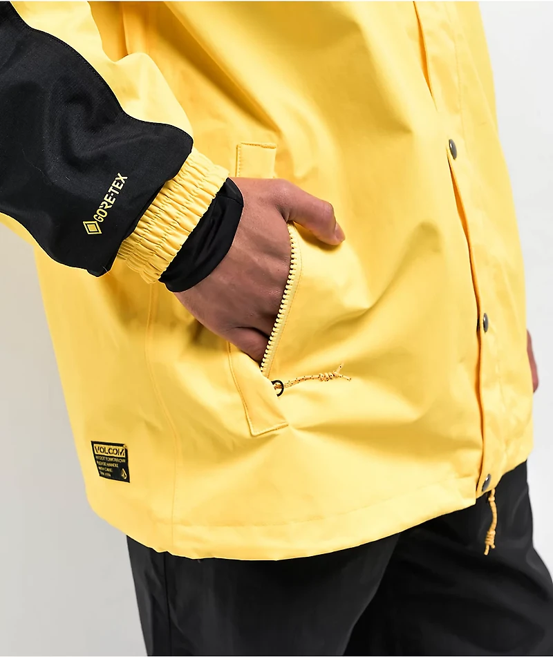 Volcom Longo Yellow Gore-Tex Snowboard Jacket 2024
