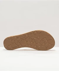 Volcom Look Out Beach Glow White Sandals