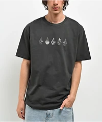 Volcom Lunar Phases Black T-Shirt