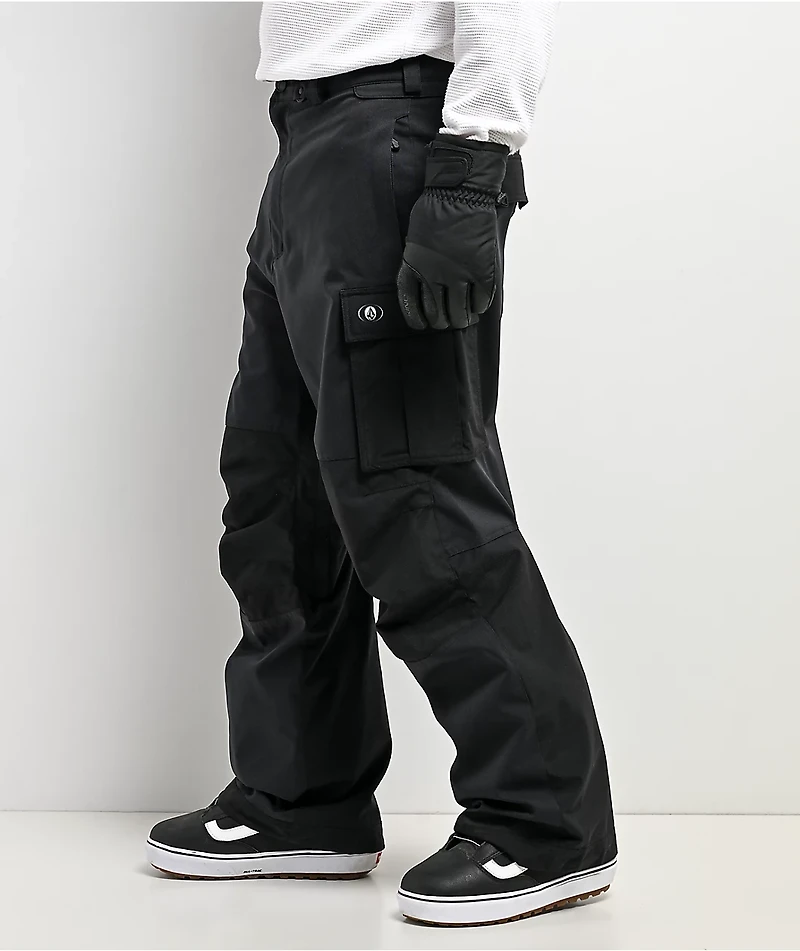 Volcom NWRK Black 15K Baggy Snowboard Pants