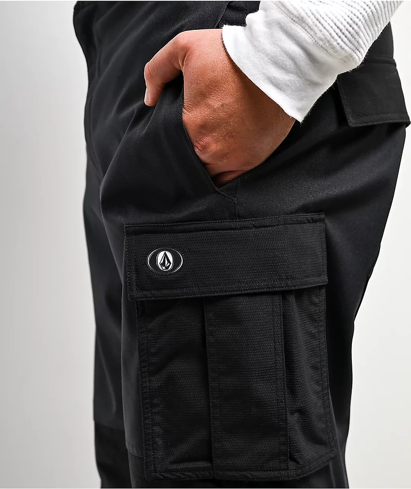 Volcom NWRK Black 15K Baggy Snowboard Pants