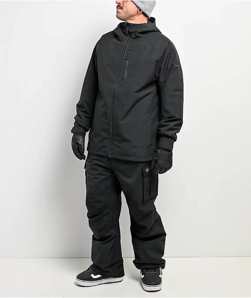 Volcom NWRK Black 15K Baggy Snowboard Pants