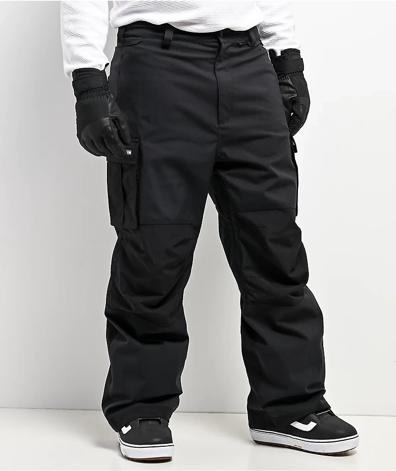 Volcom NWRK Black 15K Baggy Snowboard Pants