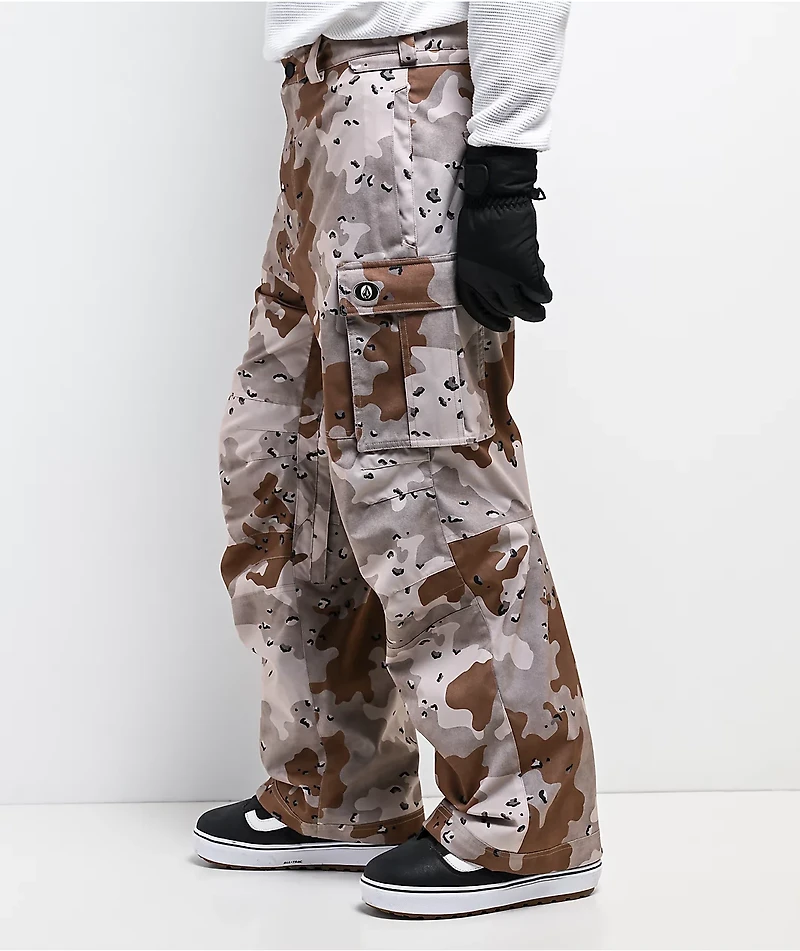 Volcom NWRK Camo 15K Baggy Snowboard Pants