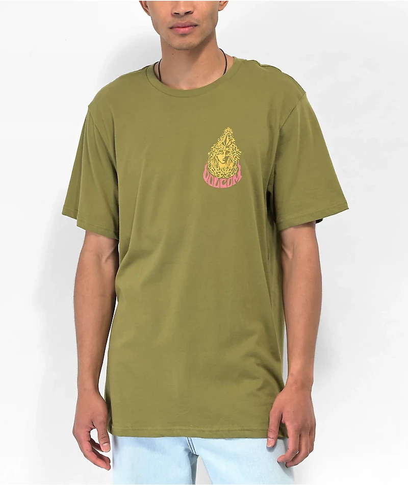 Volcom Nancy Old Mill Green T-Shirt