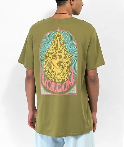 Volcom Nancy Old Mill Green T-Shirt